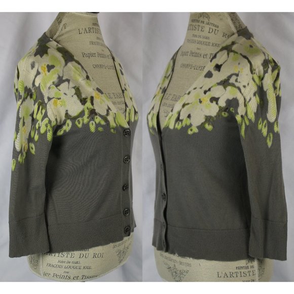 Anthropologie Tabitha Button Down Sweater M - Picture 2 of 8